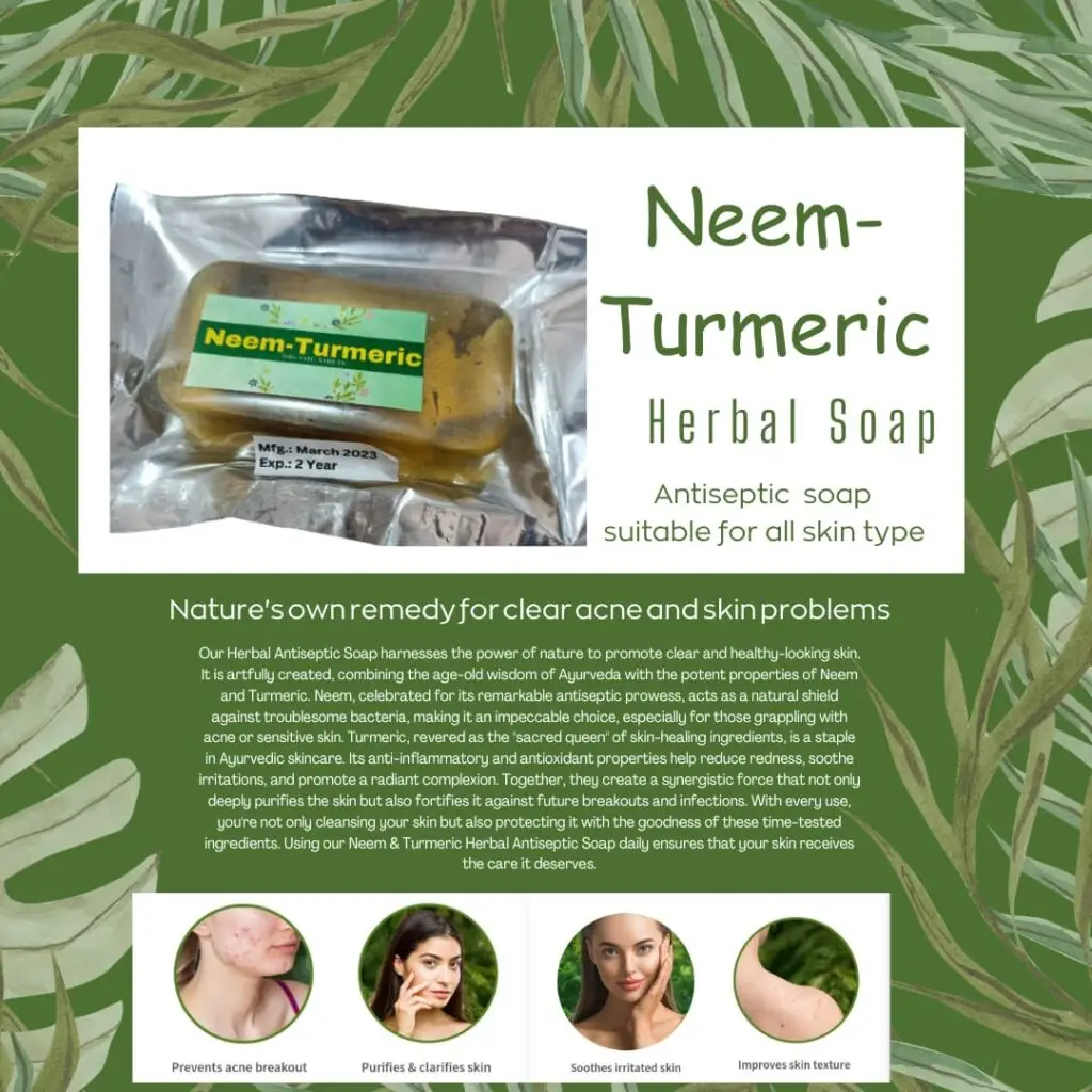 handmade Neem Turmeric Soap