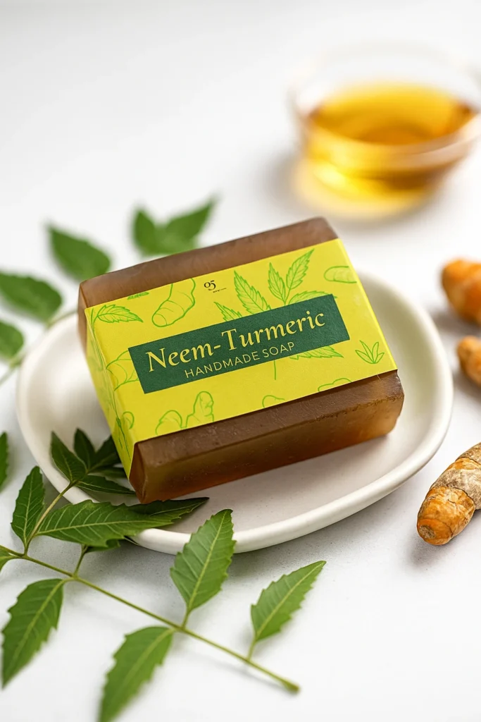 Neem Turmeric Natural Handmade Soap